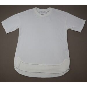 Royce Brand Women's Oversized Vintage Poncho‎ Top - White - Size L